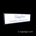 Scatola luminosa pubblicitaria UV LED personalizzata